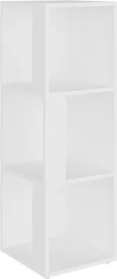 Produktbild von vidaXL Eckregal Weiß 33x33x100 cm Holzwerkstoff