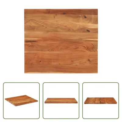 Immagine prodotto di The Living Store piano d'appoggio 110x80x2,5 cm rettangolare in legno massiccio di acacia