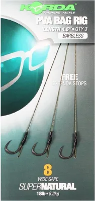 Produktbild von Solidz PVA Bag Rigs Wide Gape Korda Karpfen Vorfach