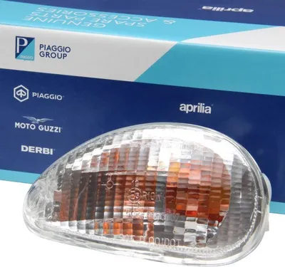 Zdjęcie produktu dla Kierunkowskaz tylny prawy biały oryginalny do Piaggio Vespa ET2 ET4 50 125 150