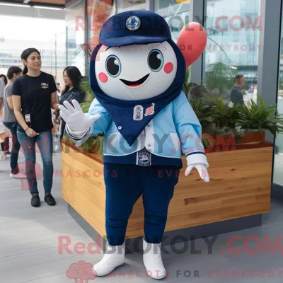 Imagen del producto de Disfraz REDBROKOLY de mascota Navy Sushi vestido con pantalones vaqueros Boyfriend y relojes inteligentes