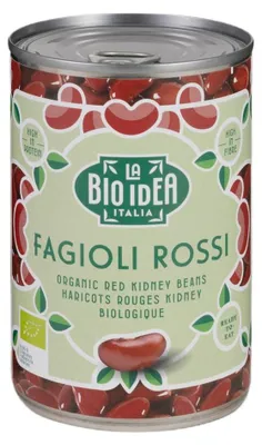 FASOLKA CZERWONA KIDNEY W ZALEWIE BIO 400 g (240 g) - LA BIO IDEA