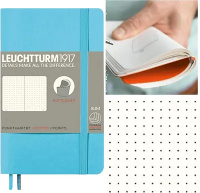 Produktbild von LEUCHTTURM1917 Notizbuch Notes A6 Dot Bullet Journal mit Punkten J.BLAU