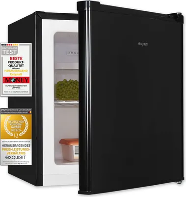 Produktbild von Exquisit Mini Gefrierschrank GB05-040E schwarz | Kompakt | Nutzinhalt: 33 L | Temperaturregelung