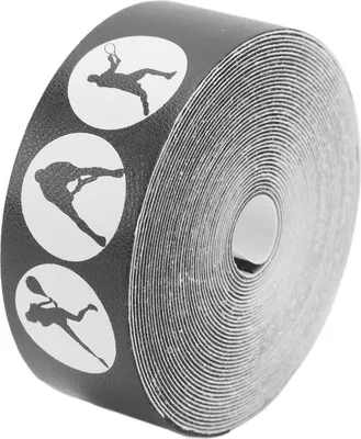 Image de Bandeau de tête de raquette, 24 mm, PU, anti-rayures, protection tennis, autocollant de protection pour le sport, 5 m, noir