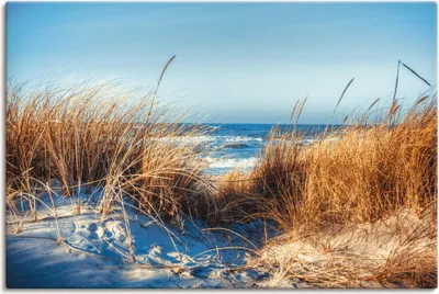 Produktbild von ARTland Leinwandbild Am Strand Größe: 60x40 cm