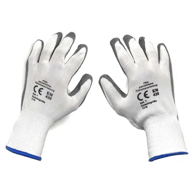 Produktbild von 1 Paar Gartenhandschuhe Latexhandschuhe Arbeitshandschuhe Garten Arbeits Handschuhe Schutzhandschuhe Gartenarbeit