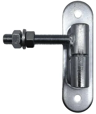 Obrázek produktu pro LogistSystem Nastavitelný držák na dveře, pozinkovaný, M16 – deska 180 × 50 mm, 1 ks – 61.065