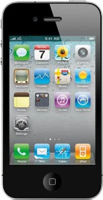 Produktbild von Apple iPhone 4, Single SIM, iOS, EDGE, GSM, CDMA, HSDPA, HSUPA, 3G, Lithium-Ion (Li-Ion)