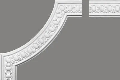 Produktbild von Mardom Eckstück für Wandleiste MDC250 Profoam 81 x 15 x 410 mm Weiß Stuckprofil