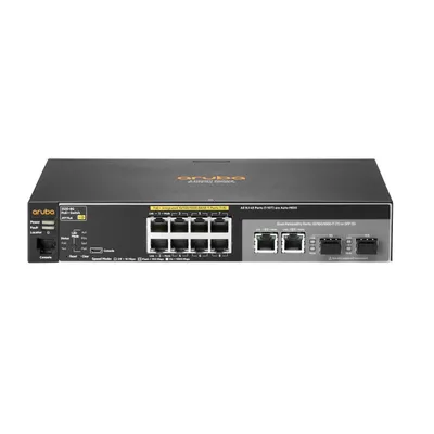 Immagine prodotto di Aruba, una società di Hewlett Packard Enterprise Aruba 2530 8G PoE+ Managed L2 Gigabit Ethernet (10/100/1000) Power over Ethernet (PoE) 1U Grau