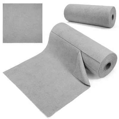Zdjęcie produktu dla Ściereczki do czyszczenia z mikrofibry, 50 sztuk, 30 x 30 cm, wielokrotnego użytku, do kuchni