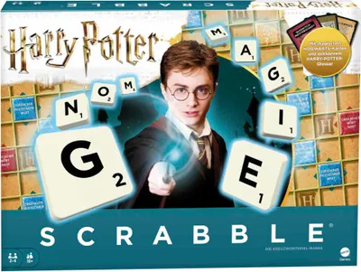 Produktbild von Mattel Games Scrabble Harry Potter, Gesellschaftsspiel, Brettspiel, Familienspiel