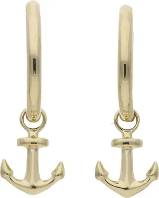 Produktbild von JuwelmaLux Creolen 333 Gold mit Einhänger Anker JL39-06-0555