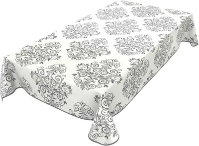 Produktbild von Tischdecke Wachstuch Ornamente Beige Robust Wasserabweisend Breite 140 cm Länge 180 cm