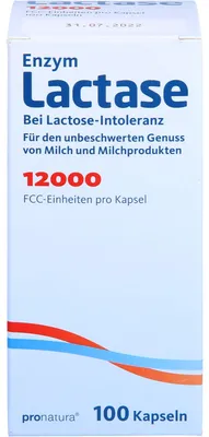 Imagen del producto de Pro Natura Enzym Lactasa 12000, cápsulas, 100 cápsulas