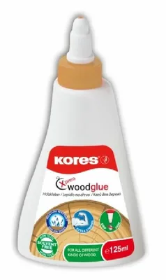 Obrázek produktu pro Kores lepidlo na dřevo "XPRESS WOOD-GLUE", 125 ml, bílé