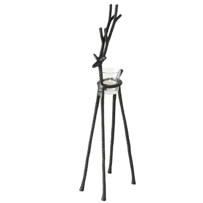 Obrázek produktu pro Svícen Reindeer 52cm black