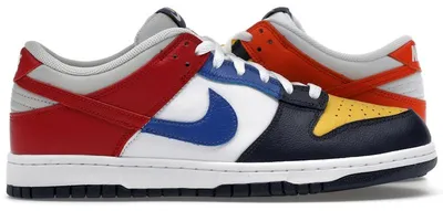 Zdjęcie produktu dla Nike Dunk Low "CO.JP What The / Midnight Navy Varsity Red" Bunt, Größe: 36,5
