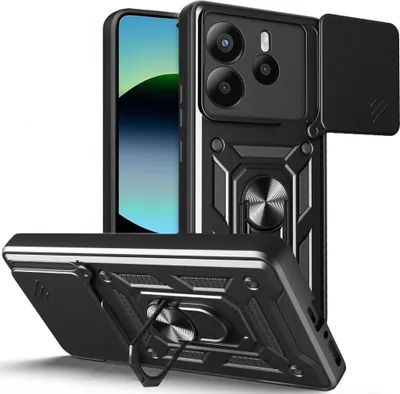 Obrázok produktu pre Puzdro na mobiln telefn pre Xiaomi Redmi Note 14 5G, Tech-Protect Camshield Pro, ierne