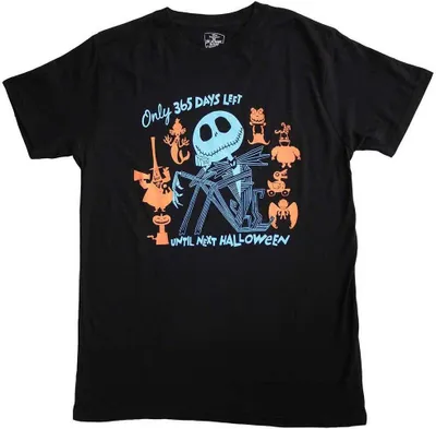 Produktbild von The Nightmare Before Christmas - "365 Days" T-Shirt für Herren/Damen Uni RO11275 (XXL) (Schwarz)