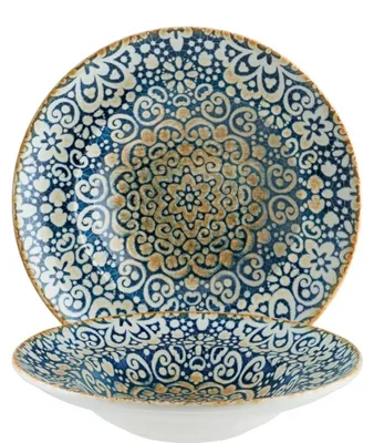 Productafbeelding van 6x Set soepkommen, pastaborden, hoofdborden, servies, diepe borden, 27 cm, Alhambra Gourmet