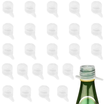 Gläserne Flaschenverschlüsse, 24 St., BPA-frei, spülmaschinengeeignet