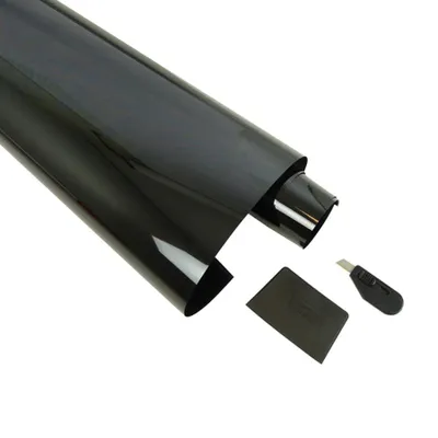 Obrázek produktu pro Fólie na okna protisluneční - světle šedá 35% 300x76cm