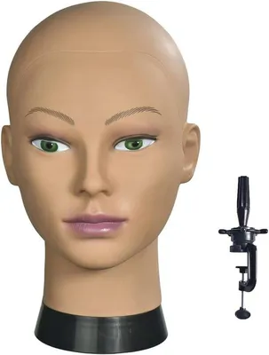 Produktbild von Famanu Mannequin-Kopf für Perückenproduktion und Präsentation - inklusive Klemmsystem