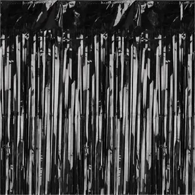 Immagine prodotto di Tenda per porta con orpelli 100x200cm | nero