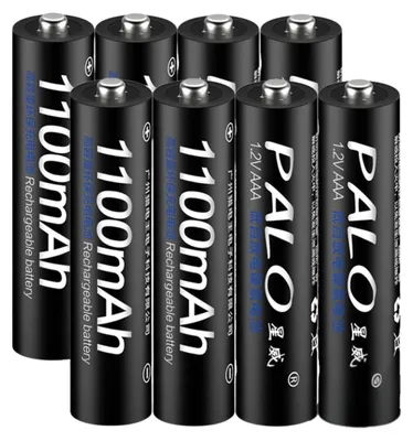 Image de Batterie AAA rechargeable, 1,2V, capacité de 1100 mAh, lot de 8 batteries AAA