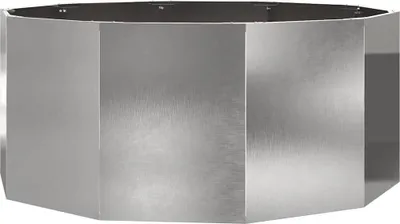 Image de Jardinière Argent 120 x 120 x 50 cm Acier inoxydable
