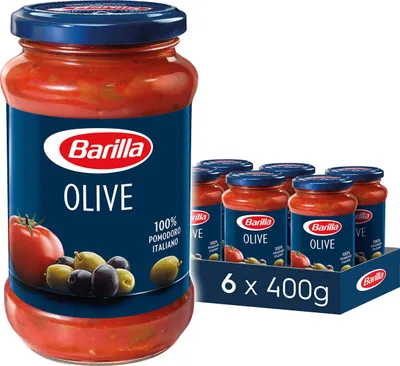 Produktbild von Barilla Pastasauce Olive – Sauce mit Oliven 6er Pack (6x400g)