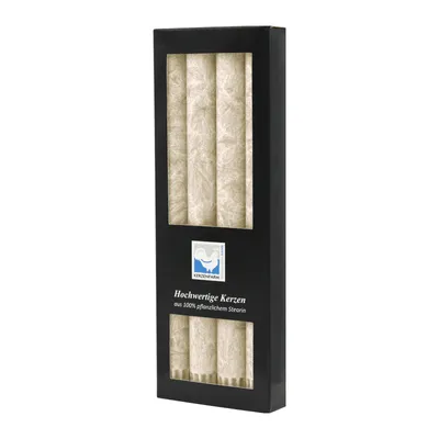 Produktbild von Kerzenfarm Staafkaarsen – Stearine – 4 Stück – Taupe