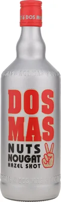 Produktbild von DOS MAS Hazelnut Shot Nusslikör 700ml 15% Vol.