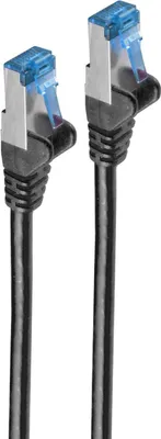 Immagine prodotto di Cavo patch cat6A S/FTP PIMF nero 1m