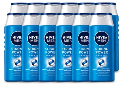 Produktbild von 12 x NIVEA MEN Shampoo Strong Power - 250 ml - Vorteilspackung - 12 Stücke