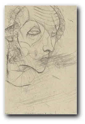 Produktbild von Kunstdruck „Selbstbildnis“ von Egon Schiele – 40×60 cm – ungerahmt