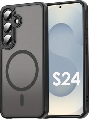Produktbild von Handyhülle für Samsung Galaxy S24 Matt Case Schutzhülle Kratzfest Passgenau Schwarz