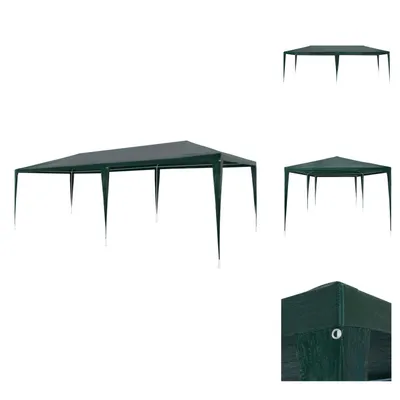 Immagine prodotto di vidaXL Tenda per feste 3x6 m PE Verde - Padiglioni e tende per feste