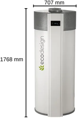 Produktbild von Ecodesign Warmwasserwärmepumpe ED 300 WTE 296 L Brauchwasser Wärmepumpe Heizung