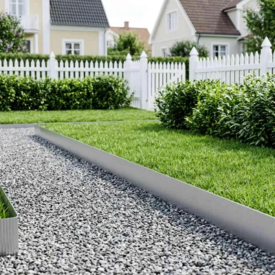 Produktbild von Möbel Raseneinfassung 20 m x 15 cm Verzinkter Stahl Silber - Beeteinfassungen &22336