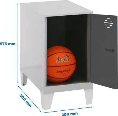 Obrázek produktu pro Skříňka Simonrack SIMONLOCKER DISM antracit, šedá 8425437119804, 1 skříňka 30,0 x 50,0 x 57,5 cm