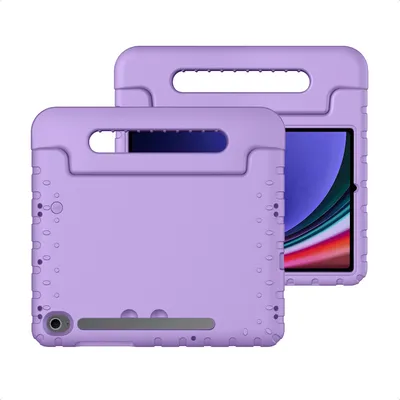 Productafbeelding van imoshion Kidsproof Backcover met handvat voor de Samsung Galaxy Tab S11 / S9 11.0 inch / S10 Lite / S10 FE / S9 FE 10.9 inch - Lila