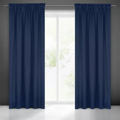 Produktbild von Vorhang BLACKOUT graphit dunkelgrau 135x270 cm Kräuselband