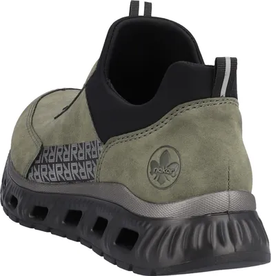Produktbild von Rieker Damen Sneaker Stretchschaft Halbschuh sportliche Sohle M6058, Größe:39 EU, Farbe:Grün