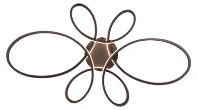 Obrázok produktu pre Lampa sufitowa LED FLY 83cm 3000K matowa czarna