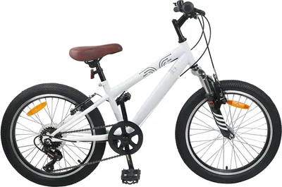 Immagine prodotto di Mountain Bike 20 Pollici 6-Velocità per 5-8 anni Bianco