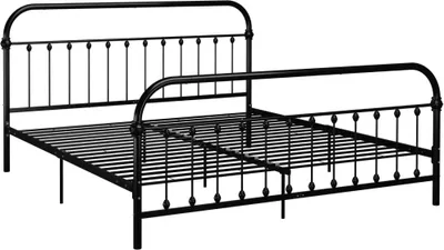 Immagine prodotto di Struttura letto in metallo nero 180×200 cm