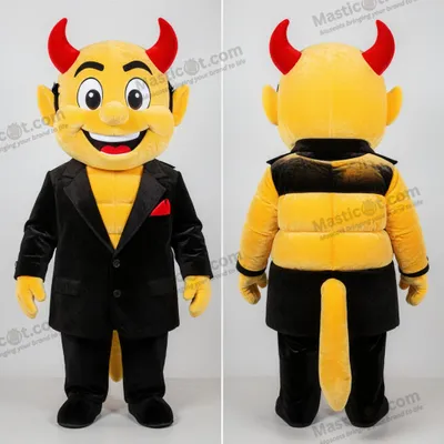 Immagine prodotto di Costume MASTICOT da diavolo in peluche color cremisi